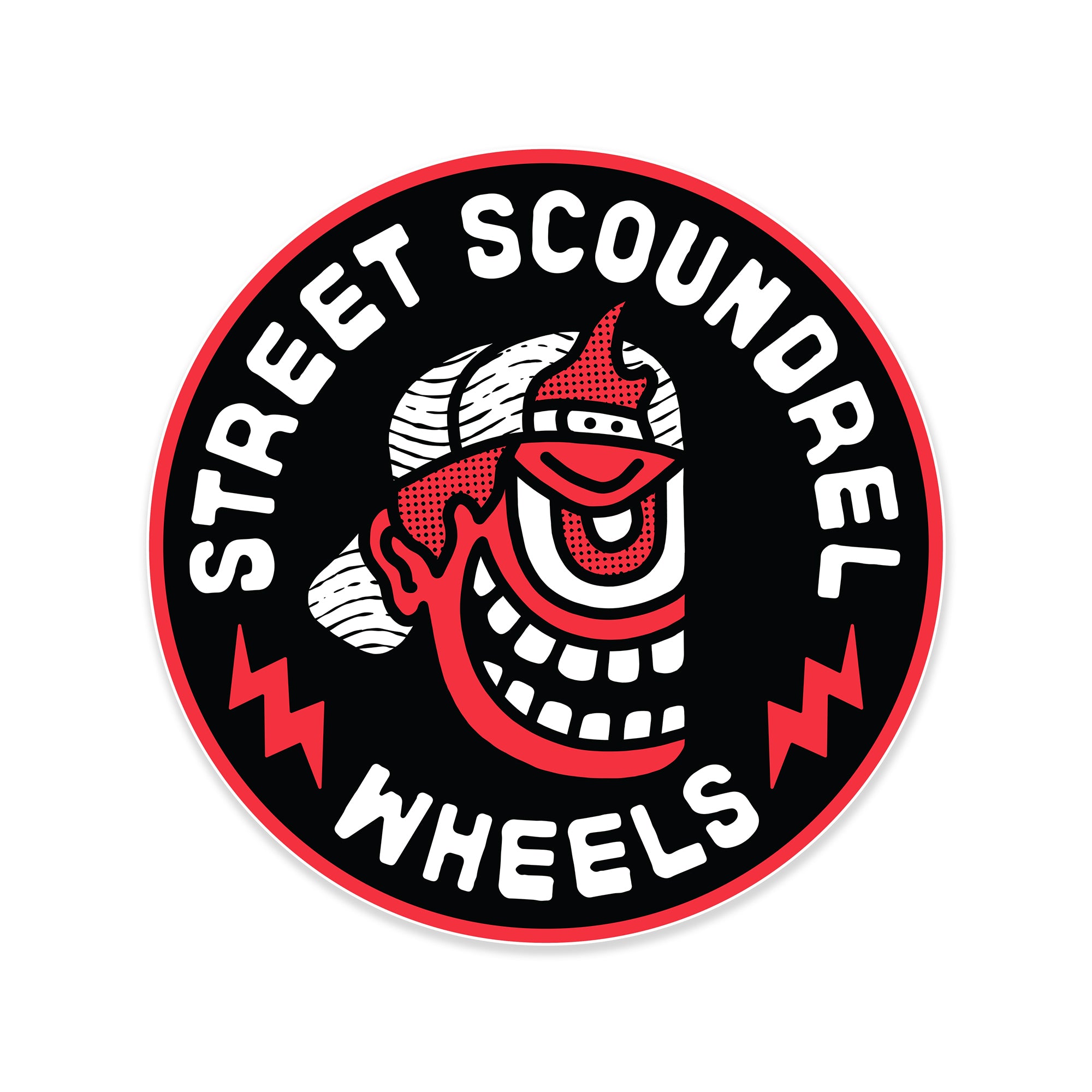 Street Scoundrel Sticker (Red)